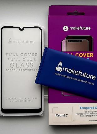 Захисне скло makefuture xiaomi redmi 7 full cover full glue 🇯🇵