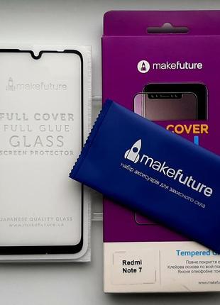 Захисне скло makefuture xiaomi redmi note 7 full cover full glue 🇯🇵