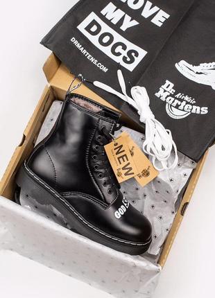 Жіночі ботінки dr. martens 1460 женские ботинки мартенс зимние