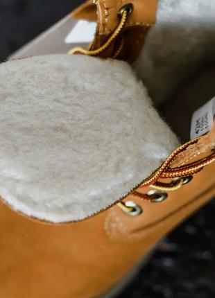 Крутые ботинки унисекс тимберленды с мехом8 фото