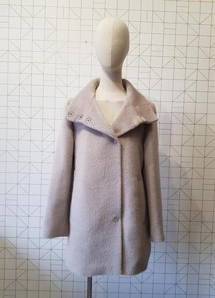 Шикарное женское шерстяное пальто cinque, женское полупальто шерсть ламы