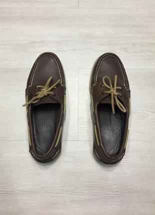 Luxury брендові чоловічі шкіряні туфлі топсайдери sperry як timberland sebago4 фото