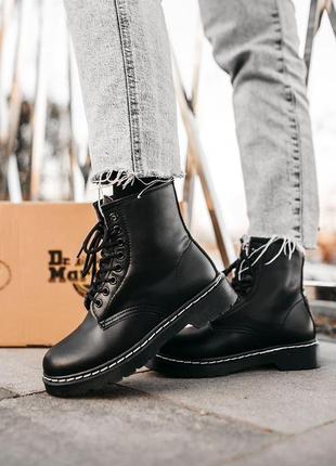 Жіночі ботінки dr. martens 1460 женские ботинки мартенс зимние