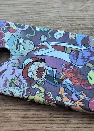 Чохол накладка для xiaomi redmi note 7 рік та морті rick and morty