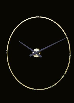 Часы настенные b&b design crystal 70x70 см золото глянец2 фото