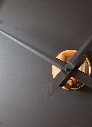 Годинник настінний b&b design excellent 70x70 см золото глянець4 фото