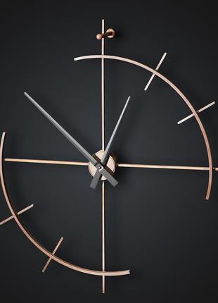 Часы настенные b&b design two quarters 70x70 см медь