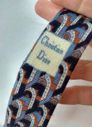 Стильный галстук christian dior оригинал, кашемир-шерсть2 фото