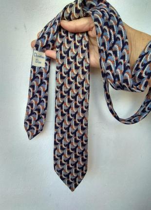 Стильный галстук christian dior оригинал, кашемир-шерсть6 фото