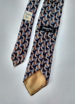 Стильный галстук christian dior оригинал, кашемир-шерсть8 фото