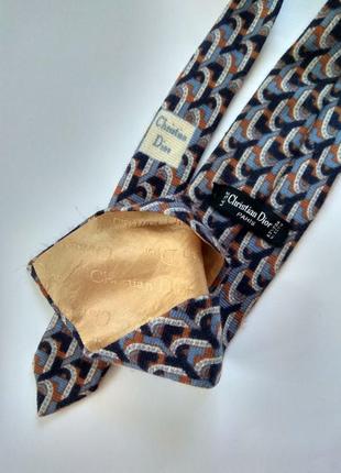 Стильный галстук christian dior оригинал, кашемир-шерсть7 фото