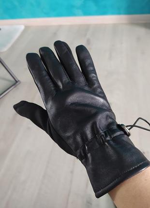Перчатки кожа 4