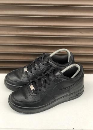 Nike air force 1 black 38р 24см кроссовки женские оригинал2 фото