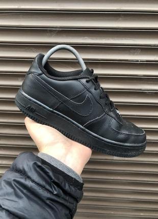 Nike air force 1 black 38р 24см кроссовки женские оригинал