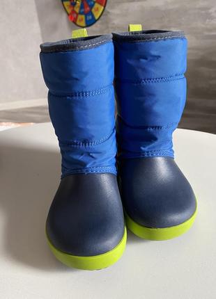 Дитячі зимові чоботи crocs lodgepoint snow boot2 фото