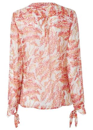 Блуза с принтом тонкий шелк 'l.k.bennett' 46р3 фото
