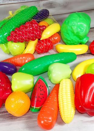 Дитячий ігровий набір "фрукти - овочі"