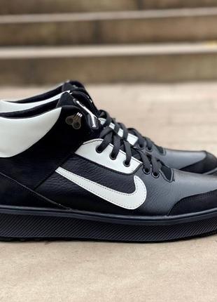 Зимові черевики шкіряні5 фото