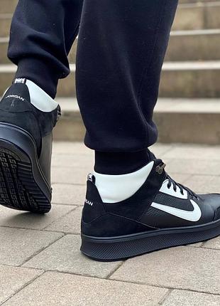 Зимові черевики шкіряні6 фото