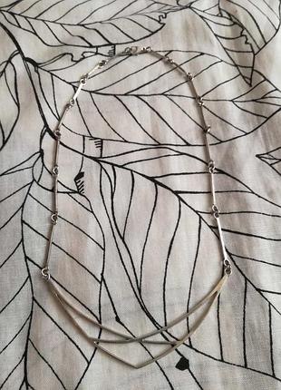 Срібне  вінтажне кольє stg