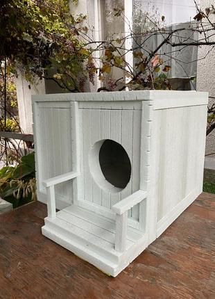 Домик для кота, будка для собаки. тёплый домик для животных5 фото