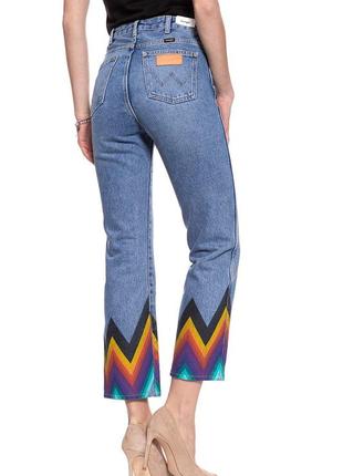 Женские  джинсы wrangler crop retro straight оригинал