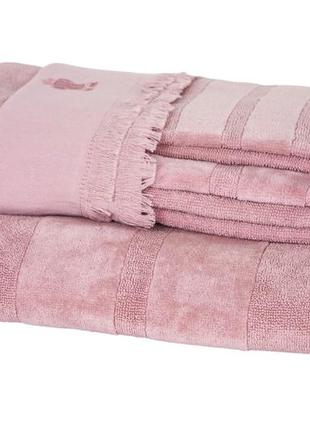 Рушник банний махровий php joy fragola 100x150 см рожевий