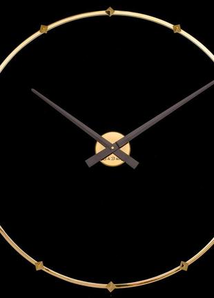 Часы настенные b&b design delight 70x70 см золото глянец