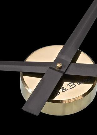 Годинник настінний b&b design delight 70x70 см золото глянець3 фото