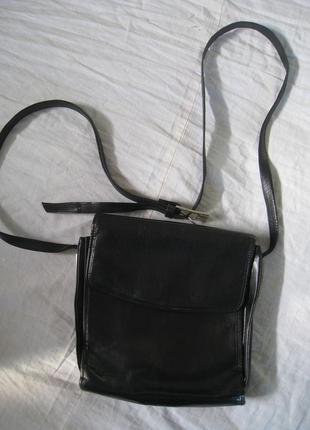 Шара! фирменная кожаная сумка bel sac, дания, оригинал!!!1 фото