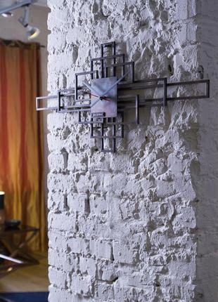 Часы настенные b&b design level 90x40 см медь 6