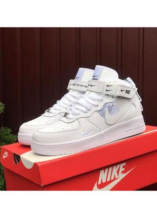 Кроссовки женские nike air force белые / кросівки жіночі найк аир форс білі кроссы