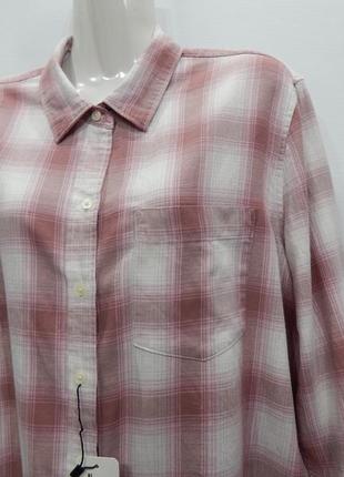 Рубашка фирменная женская gap хлопок ukr 54-56 040tr (только в указанном размере)2 фото