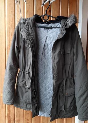 Женская куртка удлиненная демисезон парка пальто3 фото