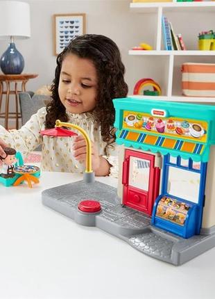 Оригінал! ігровий набір fisher price little people cafe