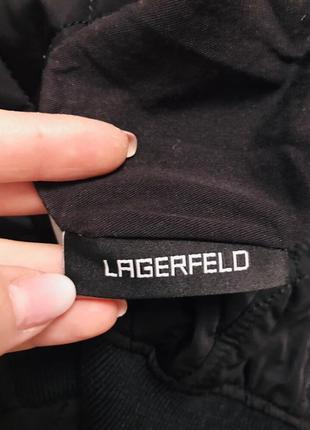 Двусторонняя куртка lagerfeld с капюшоном4 фото