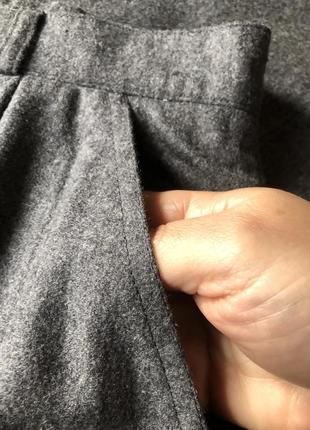 Шерстяна спідниця з кишенями woolmark3 фото