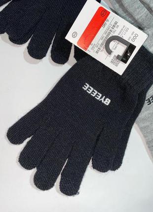 Перчатки в двох кольорах: чорний та сірий. //бренд: с&а// розмір: one size5 фото