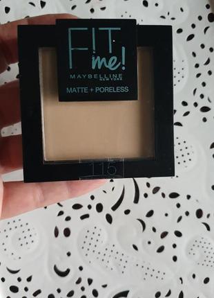 Maybelline fit me!, матирующа пудра для лица2 фото