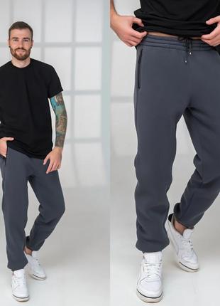 Спортивные теплые штаны.
ткань: турецкая 3х нитка. цвета: темно-синий, черный, фуме, хаки1 фото