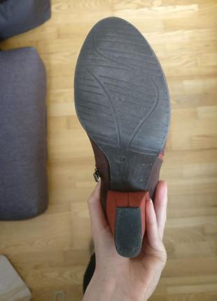 Демисезонные осенние замшевые ботинки полусапожки натуральная замша marco tozzi7 фото