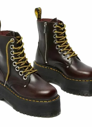 Ботинки dr. martens сапоги на платформі жіночі чоловічі шкіра мартенси2 фото