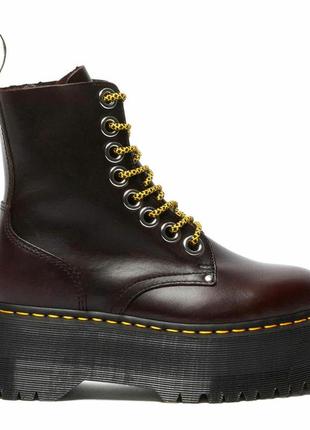 Ботинки dr. martens сапоги на платформі жіночі чоловічі шкіра мартенси7 фото