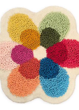 Килимок для ванної/в дитячу php flower color 75х75 см різнокольоровий