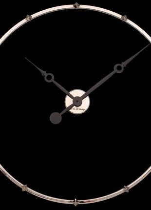Часы настенные b&b design delight 70x70 см никель глянец