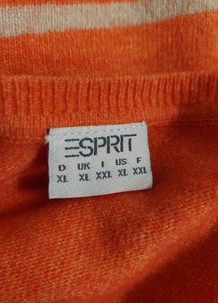 Вовняний светр джемпер в полоску шерсть і кашемір6 фото