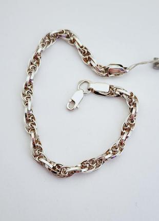 Браслет срібло 925 проба довжина 19 см.