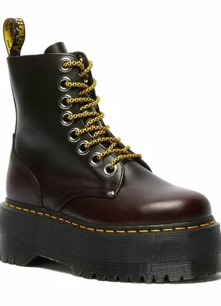 Dr. martens ботинки сапоги на платформі жіночі чоловічі шкіра мартенси platform2 фото