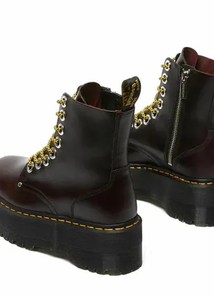 Dr. martens ботинки сапоги на платформі жіночі чоловічі шкіра мартенси platform4 фото