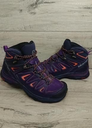 Треккинговые ботинки кроссовки  salomon x ultra 3 mid gore-tex 38р 24 см4 фото